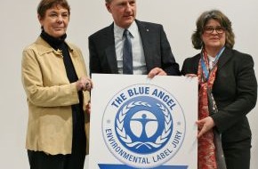 Blauer Engel: Unternehmen stärken Blauen Engel als internationales Umweltschutzzeichen (BILD)