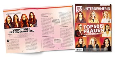 DUP UNTERNEHMER-Magazin: Zeichen f&uuml;r Female Leadership: DUP zeichnet Top 50 Frauen f&uuml;r Deutschlands Zukunft aus / Neues Magazin mit der kompletten Liste ab 17. April 2026 am Kiosk