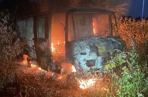 Kreispolizeibehörde Viersen: POL-VIE: Willich-Neersen: Brandstiftung auf ehemaligem Schrottplatz