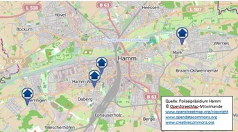 Polizeipräsidium Hamm: POL-HAM: Wohnungseinbruchsradar für die Woche vom 17.06.-  23.06.2019