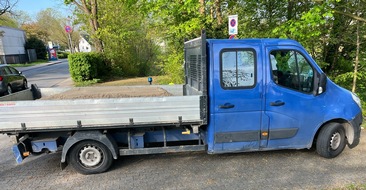 Polizei Bielefeld: POL-BI: Zu viel Sand - &uuml;ber 50 Prozent &uuml;berladen