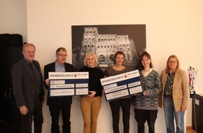 Polizeipräsidium Trier: POL-PPTR: Adventskonzert des Polizeipräsidiums - Polizeipräsidentin übergibt Spenden