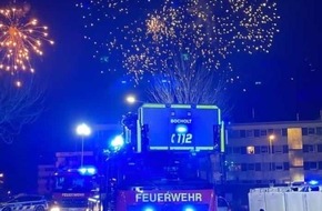 Feuerwehr Bocholt: FW Bocholt: Silvesterbilanz der Feuerwehr Bocholt