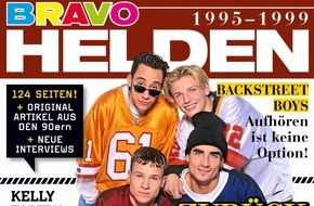 Bauer Media Group, BRAVO: Welcome back, Boybands, Girlies & Co - BRAVO launcht 90er Jahre Sonderheft / BRAVO HELDEN erscheint am 22. Mai im Handel