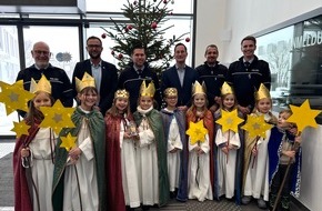 Kreispolizeibeh&ouml;rde Ennepe-Ruhr-Kreis: POL-EN: Ennepetal: Sternsinger kommen in Zentralgeb&auml;ude der Polizei