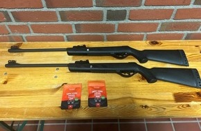 Bundespolizeiinspektion Flensburg: BPOL-FL: Klues - Bundespolizei stellt zwei Luftgewehre und Rauschgift sicher