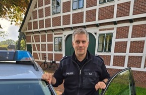 Polizeiinspektion Stade: POL-STD: Polizeistation Apensen wieder dauerhaft besetzt - KOK Philip Rei&szlig; neuer Stationsbeamter