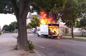 Polizeidirektion Worms: POL-PDWO: Fahrzeugbrand beim Tankvorgang