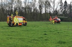 Feuerwehr Ratingen: FW Ratingen: Ratingen, Landesicherung Ratingen Breitscheid, Essener Str., 15.04.22, 15:43 Uhr