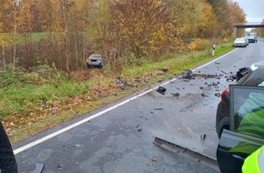 Polizeiinspektion Kusel und Polizeiwache Schönenberg-Kübelberg: POL-PIKUS: Schwerer Verkehrsunfall mit mehreren Verletzten
