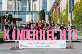 UNICEF Deutschland: Weltkindertag 2023: UNICEF und Deutsches Kinderhilfswerk schaffen Kindern eine kreative Bühne für eine bessere Zukunft