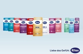 Ritex GmbH: Ritex präsentiert Facelift bei Kondomen und Gleitmitteln