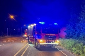 Feuerwehr Detmold: FW-DT: Orangene Kugel sorgt für nächtlichen Feuerwehreinsatz
