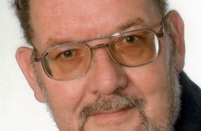 Polizei Düsseldorf: POL-D: Wo ist Volker Albert HAUPT? - 60-jähriger Düsseldorfer vermisst - Foto hängt als Datei an