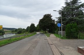 Polizeiinspektion Hameln-Pyrmont/Holzminden: POL-HM: Unfall eines Radfahrers in Großenwieden - Zeugenaufruf