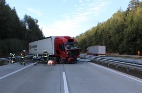 Polizeipräsidium Trier: POL-PPTR: Nachtrag zu LKW-Unfall A 1 bei Reinsfeld