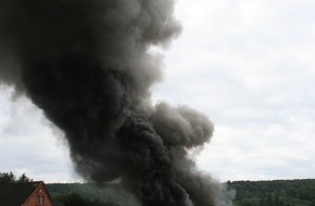 Polizeiinspektion Hameln-Pyrmont/Holzminden: POL-HM: Brand einer Lagerhalle