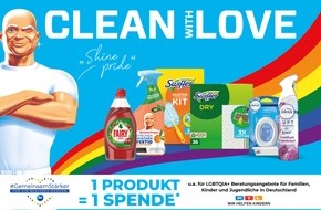 Procter & Gamble Germany GmbH & Co Operations oHG: P&G Reinigungsmarken setzen sich für die LGBTQIA+ Community ein