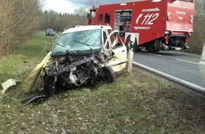 Polizeidirektion Mayen: POL-PDMY: Verkehrsunfall mit zwei verletzten Personen