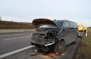 Autobahnpolizeiinspektion: API-TH: A4 nach Kollision bei Bucha voll gesperrt