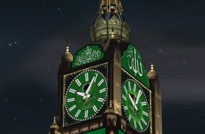 Bartenbach LichtLabor: Vier weltweit größte Uhren in Mekka - BILD