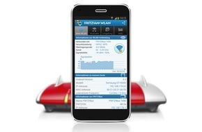 AVM GmbH: FRITZ!App WLAN: Mobile Geräte einfach mit dem WLAN verbinden und    Funkverbindungen optimal ausrichten (FOTO)