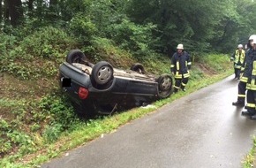 Feuerwehr Stolberg: FW-Stolberg: Schwerer Verkehrsunfall und zwei ausgelöste Brandmeldeanlagen