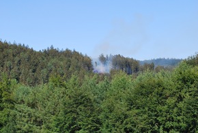 FW-MK: Waldbrand im Grüner Tal fordert die Feuerwehr