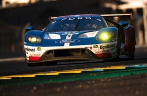 Ford-Werke GmbH: Ford Chip Ganassi Racing holt im Schlussspurt Rang zwei bei den 24 Stunden von Le Mans