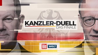 BILD: Katja Burkard und Jörg Pilawa analysieren zusammen mit Paul Ronzheimer und Robin Alexander das Kanzlerduell bei BILD und WELT / Am 19.2.2025 ab 20.15 Uhr bei WELT TV, BILD.de sowie der BILDsmartTV-App