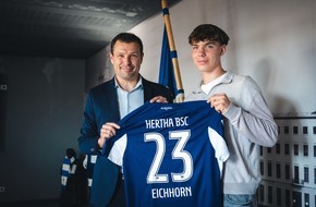 HERTHA BSC GmbH & Co. KGaA  : Kennet Eichhorn unterschreibt langfristig