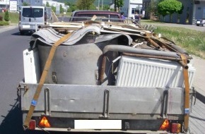 Polizei Düren: POL-DN: Verkehrsdienst zieht Altmetallsammler aus dem Verkehr