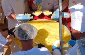 RID-Weltrekord in Franken erfolgreich – Wombach produziert weltweit »größten Kartoffelkloß« mit 464,8 kg Gewicht