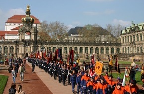 Feuerwehr Dresden: FW Dresden: 8. Internationaler Florianstag in der Landeshauptstadt Dresden