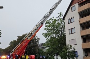 Feuerwehr Radolfzell: FW-Radolfzell: Brand nach Blitzeinschlag