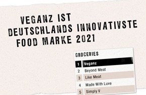Veganz Group AG: Veganz ist Deutschlands innovativste Food Marke 2021