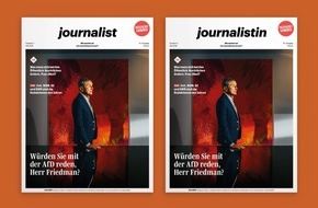 journalist - Magazin für Journalist*innen: journalist-Interview mit Michel Friedman: "Wir müssen die journalistische Gesprächshoheit behalten"