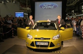 Ford-Werke GmbH: Start frei für den neuen Ford Focus