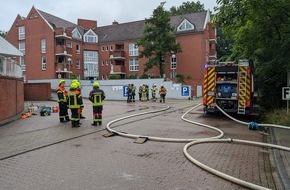 Kreisfeuerwehr Rotenburg (Wümme): FW-ROW: Kellerbrand mit starker Rauchausbreitung in Rotenburg (Wümme)