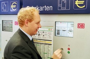 Deutsche Bahn AG: Bahn stellt Fahrkartenautomaten auf Euro um