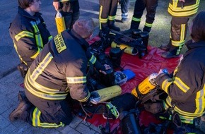 Feuerwehr Flotwedel: FW Flotwedel: Feuerwehren des Löschzugs Langlingen proben den Ernstfall