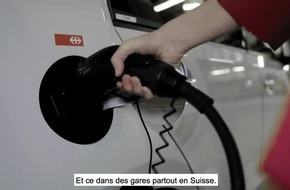 Mobility déploie 150 voitures électriques sur de nouvelles places de parc électriques des CFF