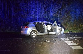 Polizeiinspektion Nienburg / Schaumburg: POL-NI: Schwerer Verkehrsunfall mit zwei beteiligten Pkw und sieben Personen