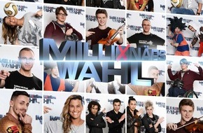 ProSieben: "Millionärswahl"-Kandidat David Lebuser (27) verletzt sich bei den Proben / Diese sieben Acts kämpfen am Freitag in SAT.1 um eine Million Euro (FOTO)