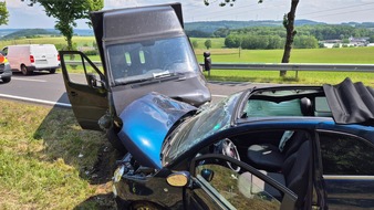 Feuerwehren VG Westerburg: FW VG Westerburg: Verkehrsunfall im Kreuzungsbereich bei Gershasen forderte drei Verletzte