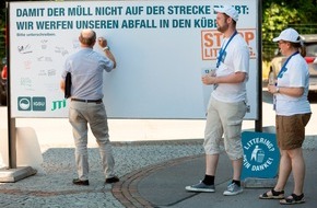 IG saubere Umwelt IGSU: Medienmitteilung: «Müllhalde A1: Littering wird zur Gefahr für Strassenmitarbeitende»