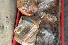Polizeipräsidium Südosthessen: POL-OF: Polizei stoppt ungekühlten Fleisch-Transport mit alkoholisiertem Fahrer