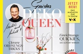 Gruner+Jahr, GUIDOS DEKO QUEEN: GUIDOS DEKO QUEEN: Gruner + Jahr und VOX launchen neues Heft- und TV-Format mit Guido Maria Kretschmer