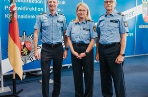 Polizeipräsidium Rheinpfalz: POL-PPRP: Wechsel in der Leitung der Abteilung Polizeieinsatz des Polizeipräsidiums Rheinpfalz