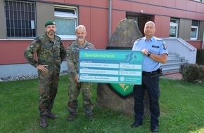 Polizei Homberg: POL-HR: Polizeistation Schwalmstadt spendet 2800,- Euro für den guten Zweck